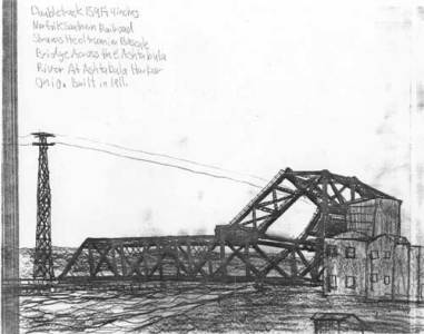 Doubletrack Strauss Heel Trunnion Bascule Bridge, Norfolk Southern Railroad